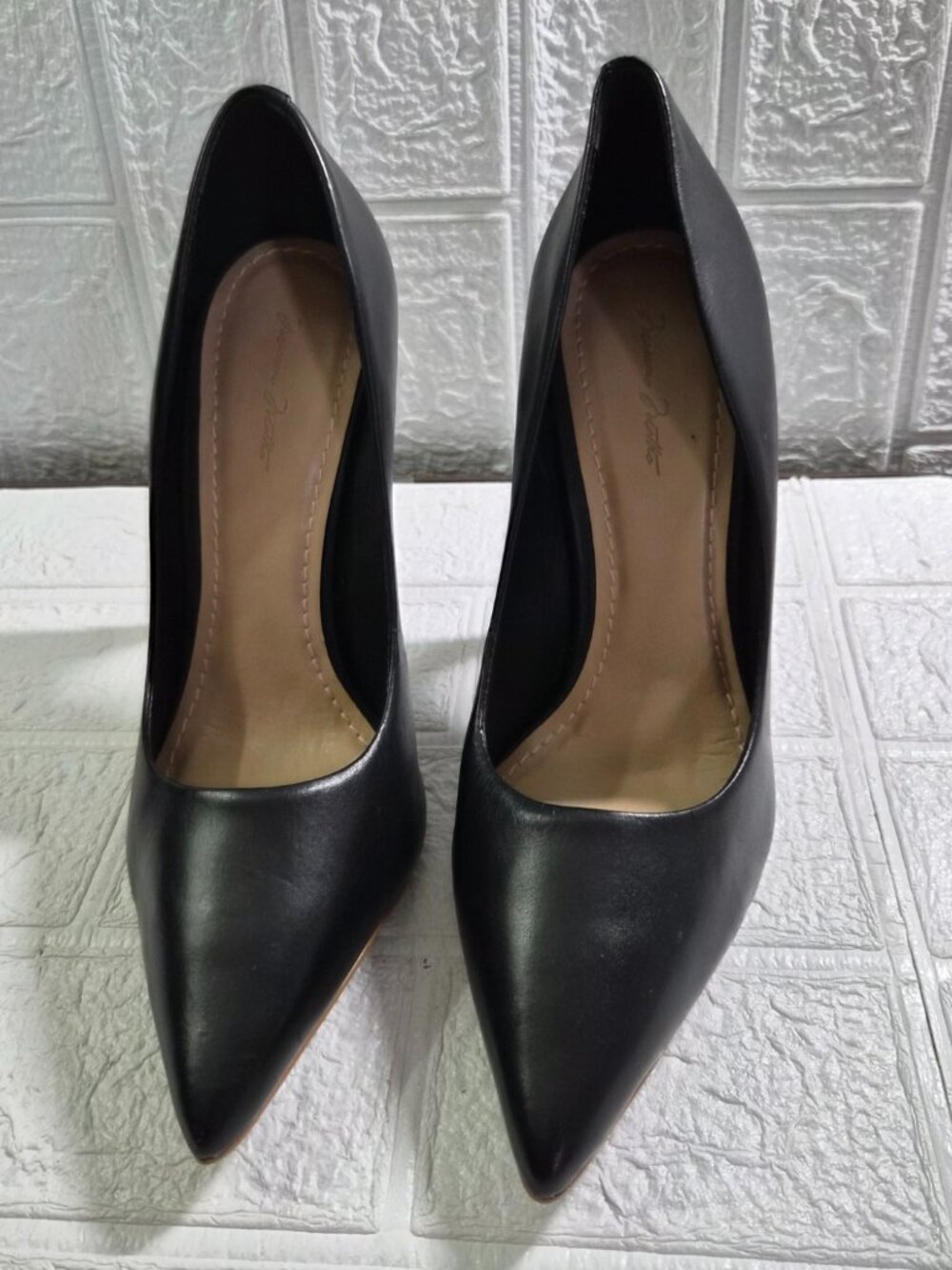 Massimo Matteo Heels 9M Classic Black Stilleto Old Money Classic Goth Luxury